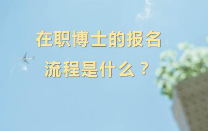 在职博士的报名流程是什么？