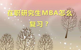 在职研究生MBA怎么复习？